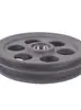 Rueda de almacenamiento de alambre para combinación de extrusor, estante de tensión de alambre, rueda guía de alambre, cable eléctrico, aleación de aluminio duro anodizado, 160, con recubrimiento cerámico
