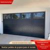 Nova Villa de Luxo Alumínio Madeira Porta de Garagem Basculante Elétrica Madeira Porta de Garagem Livre de Fumigação Madeira Maciça Fábrica de Portas de Garagem