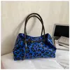 Bolso Tote de Aspecto Elevado de Nicho con Estampado de Leopardo para Mujer, Nuevo Estilo Primavera 2026, Bolso de Hombro o Axila Casual con Estilo