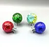 Manija Pequeña de Cristal con Grietas de Hielo de Color Quemado de Lujo Ligero Transfronteriza para Cajón y Puertas de Gabinete, Agujero Único, Venta Directa del Fabricante