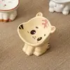 Cuenco de Cerámica para Gato, Cuenco para Comida de Perro, Cuenco Antideslizante con Borde Inclinado, Previene el Acné Felino, Antiderrames, Lindo Cuenco para Gato, Protege la Columna Cervical, Uso en Mesa