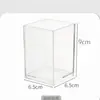 Duoba Cristal Transparente Cubo de Escritorio para Brochas de Maquillaje Caja de Almacenamiento para Lápices de Cejas Tubo para Brochas de Maquillaje Lipstick Brillo de Labios Comercio Exterior Amazon