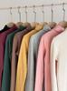 Camiseta Térmica Base para Niños 2026 Estilo Invierno Niños y Niñas Estilo Coreano Color Sólido Cuello Alto Ropa Térmica Ropa Interior Gruesa de Forro Polar para Niños
