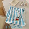 Nuevo Crayon Pequeño Toalla de Baño Nueva Dibujo Animado Bordado Hogareño Toalla de Coral Fleece Gorro Secador de Cabello Dormitorio Estudiantil Toalla Limpiadora Facial
