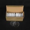 Placa de Petri de vidrio de 60 75 90 100 120 150 ml para células bacterianas, material grueso resistente a altas temperaturas
