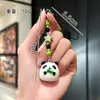 Llavero Original de Panda de Dibujos Animados Lindo Colgante Ins Bolsa de Regalo Divertida Joyería para Novia Pareja Cadena para Teléfono Móvil