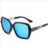 Nuevas Gafas de Sol Polarizadas Clásicas con Montura Grande para Mujer, Modernas Gafas Prismáticas Versátiles, Gafas de Sol de Moda con Incrustaciones de Diamantes 2538