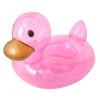 Nuevo Flotador Infantil de Lentejuelas Pato Amarillo Inflable Agua Lindo Transparente Engrosado Asiento de Fondo de Esponja para Niños