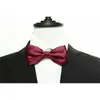 Gravata Borboleta Masculina de Luxo Melhor Homem Padrinho noivo vinho tinto Preto Vestido de Casamento Gravata Borboleta Feminina Frete Grátis Moda Casual