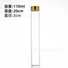 Fabricante Original 30 Botellas de Muestra Doradas con Tapa de Rosca Botellas Pequeñas para Medicina Botella de Deriva Pequeña Mini Frascos de Vidrio con Estrellas