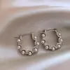 Pendientes de Aro de Perla Elegantes Retro 2025 Nuevo Estilo Caliente Pendientes de Gama Alta Únicos para Mujer Pendientes de Lujo Accesibles