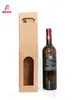 Caixa de Embalagem para Vinho Tinto Spot Caixa Colorida de Papelão Ondulado para Cerveja Caixa de Vinho Única e Dupla em Couro Sintético Bolsa Universal para 6 Garrafas