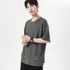 Ropa para Hombre Xintang Dropshipping Verano 2026 Nueva Camiseta de Seda Helada de Manga Corta con Estructura 3D, Tejido Transpirable de Secado Rápido