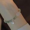 Pulseira de jade natural Hotan feminina coelho estilo antigo pulseira 2023 nova pulseira coelho congelado lichia uma geração de cabelo