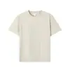 Camiseta tejida a gofre de marca hecha a medida para hombre, moderna de manga corta con estampado de logo personalizado y bordado, estilo ropa de trabajo, genial para el verano