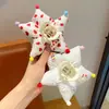 Nuevo Clip para el Cabello Elegante Serie Flores, Pasador de Pelo de Rosa y Flor de Cerezo Tridimensional, Pinza de Tiburón de Gama Alta, Estilo Coreano Super Etéreo para Mujer