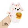 Parche de Bordado de Conejo de Peluche Autoadhesivo Original Dibujos Animados Accesorios para Ropa Decoración de Funda de Teléfono Parche de Tela en Stock