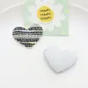 Venta Caliente Tela de Hilo de Color Caramelo de un Solo Lado, Parche de Estrella de 5 cm, Materiales de Decoración para Pasador de Pelo Infantil, Accesorios para el Cabello, Venta al por Mayor