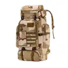 Mochila Camuflada Outdoor Grande Capacidade Camuflada Tática Esportiva 80L Tecido Oxford Grande Estilo Camping Mochila de Montanhismo
