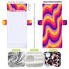 Funda para silla de playa transfronteriza funda para silla de playa de microfibra impresión digital 3D arcoíris se puede pedir
