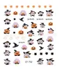 Pegatinas Calcomanías para Uñas Portátiles Panda Mariquita de Siete Estrellas Tortuguita Colección Linda Cuadrícula Completa Linda Pegatinas para Uñas DIY
