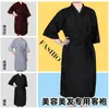 Avental de Barbearia, Robe de Cabeleireiro, Corte de Cabelo em Salão, Kimono, Coloração de Cabelo, Roupa para Salão de Beleza e Spa