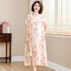 Temperamento Mãe Vestido Refinado de Alta Qualidade Guofeng Vestido Longo Solto Cor Retrô Estilo Chinês Novo Vestido Cheongsam Melhorado
