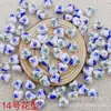 Calcomanía de Corazón de Melocotón Cuentas de Cerámica con Perlas Cuentas de Cerámica Estilo Chino Accesorios Hechos a Mano para DIY Pulsera Accesorios para Collar Material