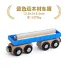 Coche de Policía de Inercia de Plástico Coche de Ingeniería Remolque con Hombrecito Compatible Pista de Tren de Madera Thomas Juguete