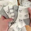 Calcetines de encaje de cachorrito para mujer, de media pantorrilla, malla fina de verano, calados, transpirables, absorbentes de sudor, estilo lindo y juvenil, calcetines cortos de algodón