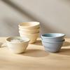 Tanwan Estilo Escandinavo Tigela de Arroz de 4,5 Polegadas Louça de Cerâmica Tigela Doméstica Tigela Pequena Moda Simples Exportação Transfronteiriça Tigela de Porcelana