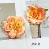 Estilo europeo nuevo estilo Tang cabezas de flor de rosa materiales para hacer tocados y coronas hechos a mano con flores artificiales arreglo de pared de flores para bodas