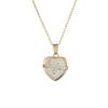 Collar para Mujer, Colgante de Circonita de Flor de Oso a la Moda, Diseño Nicho Simple y Versátil, Collar de Cadena para Clavícula, Joyería para Mujer