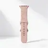 Adecuado para Apple iWatch Correa de Silicona Grabada Apple Watch Correa de Reloj de Pétalos Grabada con Láser Apple