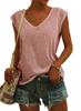 Nuevo 2024 Europeo y Americano Transfronterizo Amazon Cuello Redondo Color Sólido Camiseta Base Top para Mujer Moda Casual Manga Corta