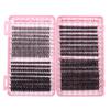 Kit de Pestañas Segmentadas Transfronterizo Pestañas Postizas Europeas y Americanas Gruesas Pestañas de Injerto de Cabello Tridimensional Set de Pegamento DIY