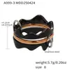 Anillo Geométrico Multicolor de Múltiples Capas Rueda de la Fortuna Ins para Mujer de Acero Inoxidable Moderno Superpuesto Todo Fósforo Anillo de Dedo con Circonita en stock