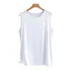 Chaleco de Seda de Hielo Modal para Hombre Verano Delgado Sin Mangas Camiseta Secado Rápido Deportes Fitness Color Sólido Para Llevar Por Fuera Chaleco Chaleco Mangas