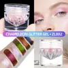 Sombra de Ojos Líquida Camaleón Transfronteriza Maquillaje Corporal Facial Gel con Brillo Festivo Carnaval Noche de Fiesta Discoteca Venta al por Mayor