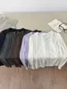 Camiseta sencilla de doble capa con cuello en U hecha de Lyocell Tencel y lana, nueva camiseta básica casual de otoño para mujer, corte ajustado