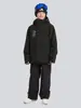 Conjunto de Traje de Esquí Kuangjian para Niños y Niñas, Impermeable y Cálido de Invierno para Exteriores, Espesado, Ropa para Snowboard y Esquí