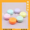 Caixa Redonda de Macaron 10ml Caixa de Pó Caixa de Creme Facial Frasco de Creme para Teste 10g Caixa de Sombra Amostra Caixa de Plástico PP
