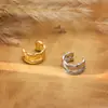 Elegantes Clips para Orejas Estilo Francés para Mujer, Nuevo Diseño Simple y Lujoso, Puños de Oreja de Alta Gama, Aretes sin Perforación, Accesorios para Orejas Únicos y de Nicho