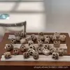 Acessórios Criativos DIY para Pulseiras e Pingentes de Fio de Contas com Contas de Osso de Boi