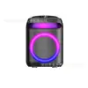 Altavoz Portátil Alta Potencia 50W Audio Exterior Danza Cuadrada Bolso Bolso Altavoz Bluetooth de 8 pulgadas