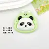 Tarjeta de dibujos animados panda comida juego resina accesorios diy gel de crema clip para el pelo de mano pegatina para refrigerador material para joyería de taza