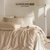 Xiangling Muebles para el Hogar Juego de Cuatro Piezas de Tencel Lenzing Austriaco con Tacto Sedoso, 60 Hilos, Ropa de Cama Nórdica RefrescanteDiez Veces Compensación por Productos Falsos