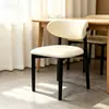 Silla de Escritorio Minimalista Moderna, Silla de Negociación de Hotel, Silla Nórdica de Lujo Ligero con Respaldo, Silla de Maquillaje para el Hogar, Silla de Comedor