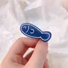 Grampo de osso de peixe peixinho fofo japonês clipe para franja de menina ins clipe lateral para cabelo desfiado clipe original divertido para estudante