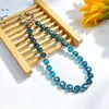Cadena para Teléfono de Perlas Redondas Facetadas de Lujo de 8 mm, Correa de Muñeca de Perlas Acrílicas, Colgante para Bolsa de Llaves CCD Venta al por Mayor